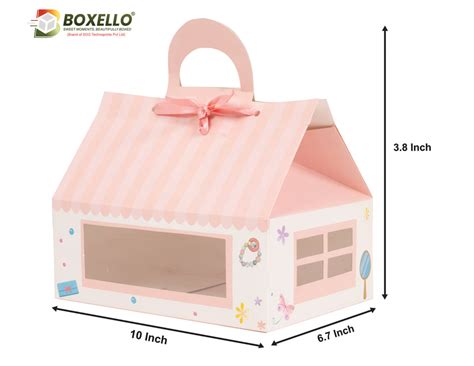 Hut Shape Hamper Boxes / cupcake Boxes (10x6.7X3.8 inches) 950 – Boxello