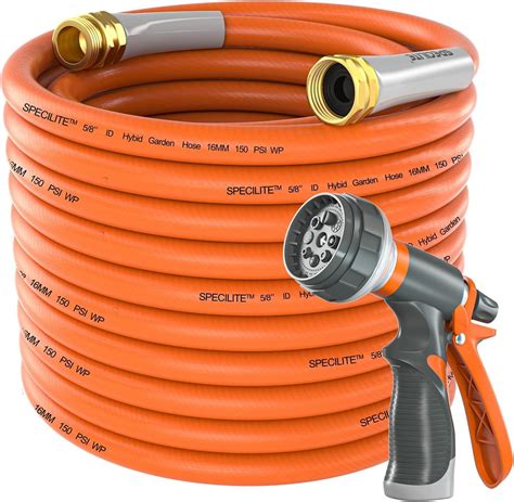 Amazon.com : SPECILITE Garden Water Hose 150 ft x 5/8 in Heavy Duty ...