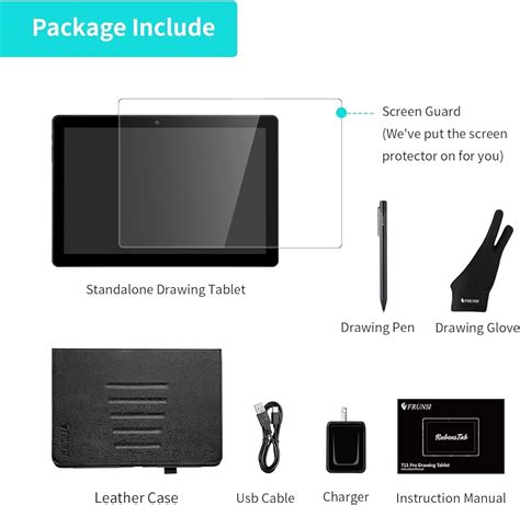 Frunsi T11 Pro Standalone Drawing Tablet with India | Ubuy