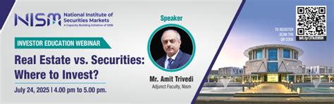 Real Estate vs. Securities: Where to Invest? - National Institute of ...