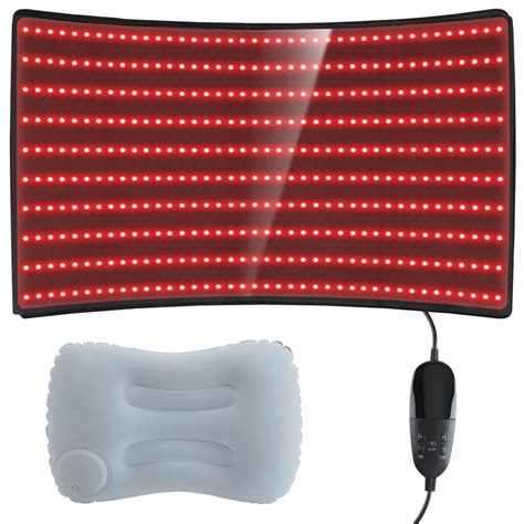 LOVTRAVEL LED 660nm Red Light Therapy Mat 38'' X 23.6'' 850nm Near ...