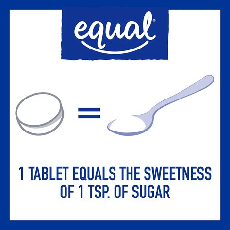 Buy EQUAL 0 Calorie Sweetener Tablets, Sugar Substitute, Zero Calorie ...