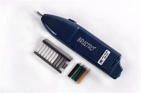 BRUSTRO Battery Operated Automatic Eraser Kit With 10 Replacement ...