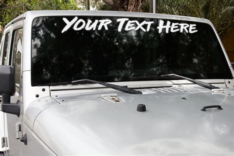 Front Windshield Stickers For Trucks at Matilda Howard blog