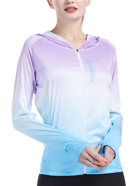 Womens Sun Shirts Uv Protection Long Sleeve With Thumb Hole,Sun ...