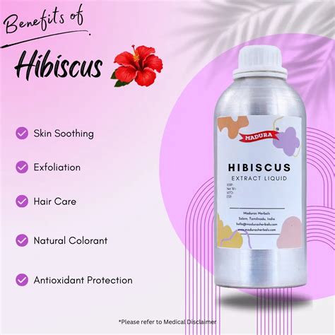 Hibiscus Extract Liquid – Madurasherbals