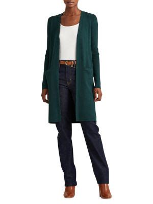Long-Sleeve Open-Front Cardigan