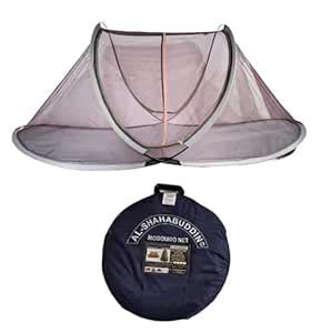 Al-Sahahabuddin Mosquito Net Single Bed Size Machardani Foldable (Grey ...