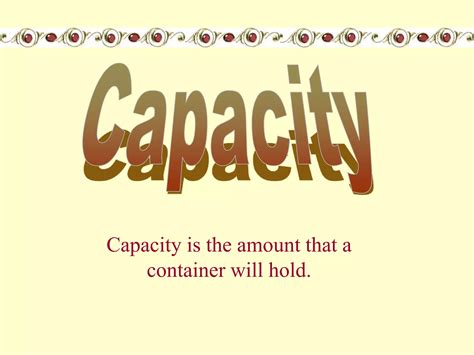 Image result for Capacity Unit