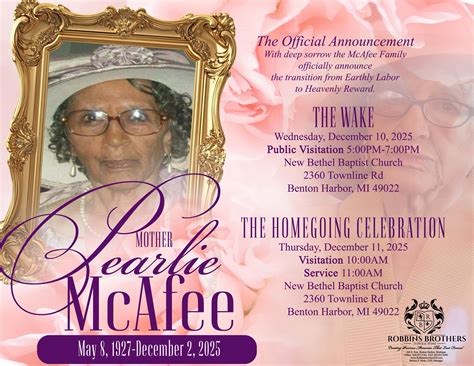 Robbins Brothers Funeral Home | Benton Harbor MI