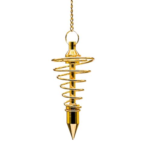 Brass Dowsing Pendulum - Premium Metal Copper Pendulum