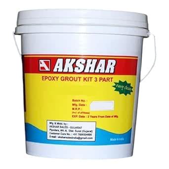 AKSHAR EPOXY GROUT FOR FLOORING 3 Component | High Performance Epoxy ...