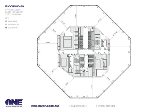 One World Trade Center Floor Plans