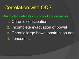 Image result for Obstructive Defaecation
