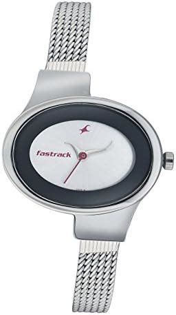 Fastrack Stainless Steel Analog Silver Dial Women's Watch-6215Sm01 ...