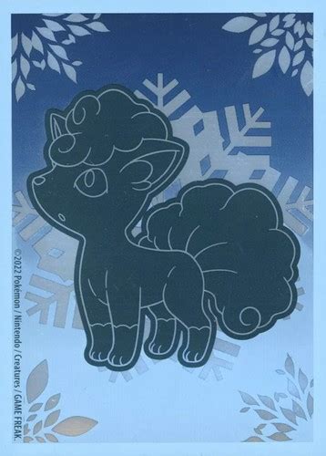 (x1) 2022 Silver Tempest ETB Alolan Vulpix Card Sleeve Pokemon Sleeves ...