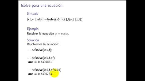 Image result for Fsolve Octave
