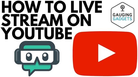 YouTube Live Streaming Tutorial 的图像结果