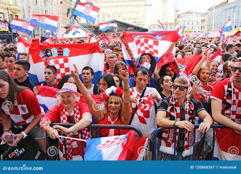 Croatian Football Fans are Watching the Russia - Croatia Match ...