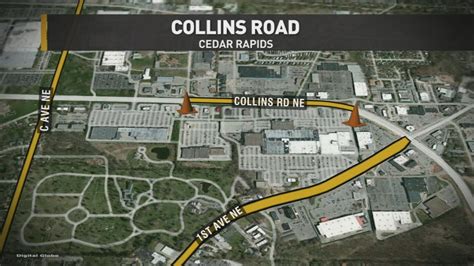 Collins Road to be reduced to one lane each direction