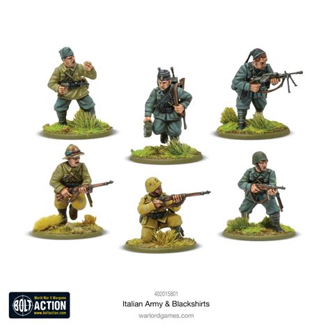 Acheter Italian Army & Blackshirts - Plastic boxed set - Warlord Games ...