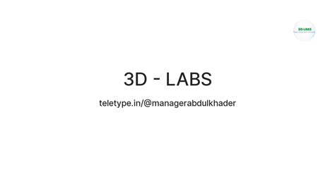 3D - LABS — Teletype