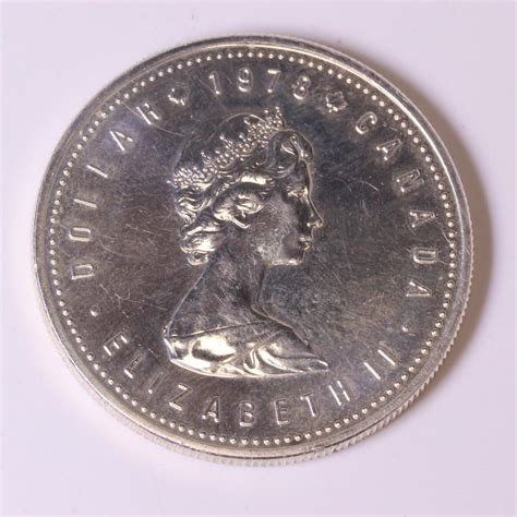 1978 Canadian Silver $1 Commonwealth Games Edmonton Coin | Property Room