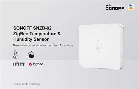 SONOFF SNZB-02 – ZigBee Heat Detector & Temperature/Humidity Sensor