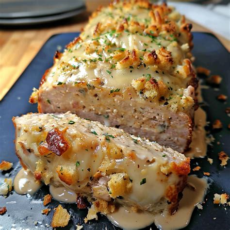 Chicken Cordon Bleu Meatloaf - | Recipe in 2024 | Chicken cordon bleu ...