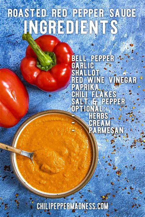 Roasted Red Pepper Sauce Recipe - Chili Pepper Madness
