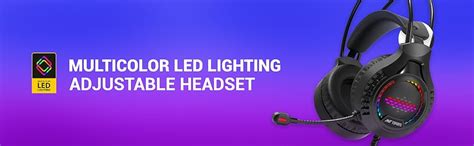Ant Esports H650 HD RGB LED Wired Gaming On Ear Headset for PC/ PS5 ...