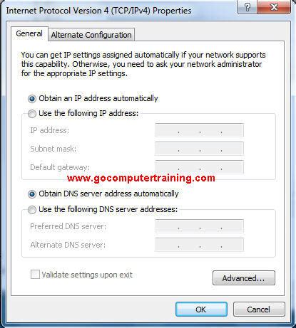 Image result for Internet Protocol Version 4 IPv4 Properties