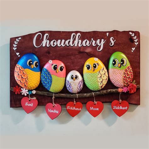 Key Holder Pebble Art – Batoony Rocks