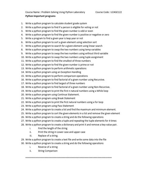 Image result for Python Programming Practical Questions O Leval Most Important Question