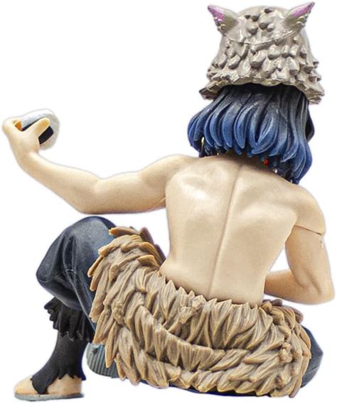 NINJAMO Inosuke Hashibira Demon Figure Sitting Pose Eating India | Ubuy
