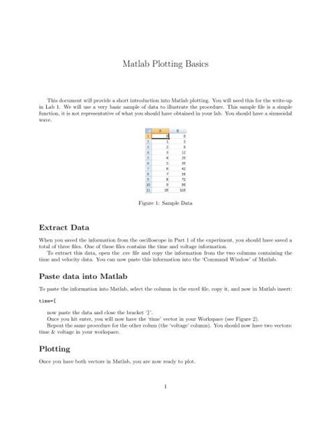 How to Plot Basics MATLAB PDF Download 的图像结果