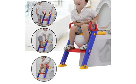House of Quirk Potty Toilet Seat with Step Stool ladder, (3 in 1 ...