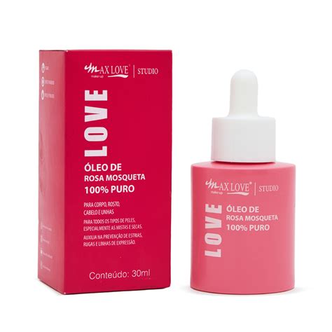 Óleo de Rosa Mosqueta 100% Puro Max Love 30ml Max Love