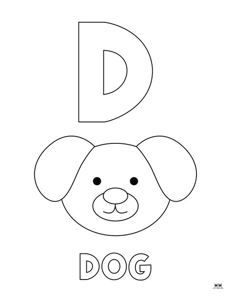 Letter D Coloring Pages - 15 FREE Pages - PrintaBulk