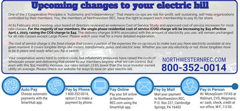 Bill Inserts | Northwestern Rural Electric Cooperative Association
