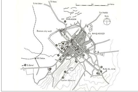 (fig. 42) an extended map of baalbek