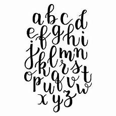 lettere d scritte modern brush calligraphy letters alphabet written lettere d scritte modern brush calligraphy letters alphabet written