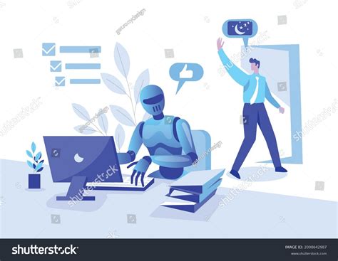 Cartoon Robot Doing Work 的图像结果