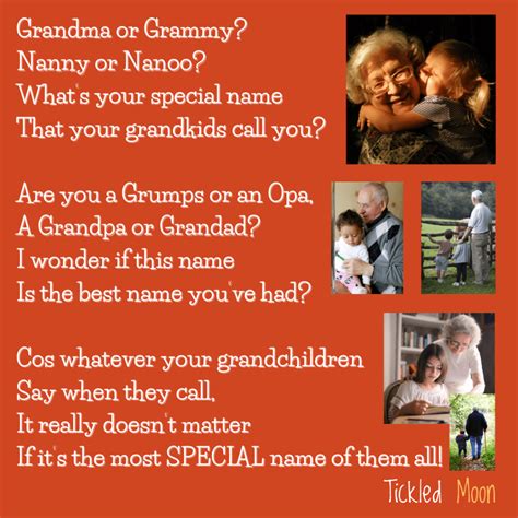 TICKLED MOON | What are the BEST Grandparent Names?