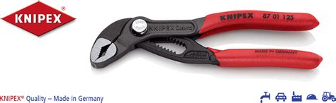 KNIPEX Cobra Water Pump Pliers (Plastic Grip, Red, 125 mm) : Amazon.in ...