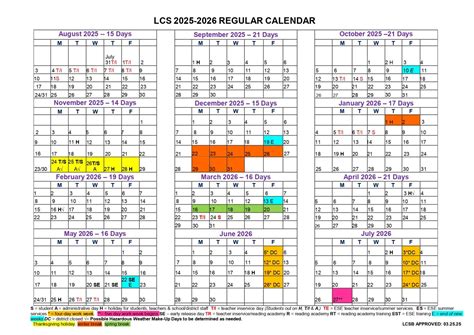 Leon County Schools Calendar 2025-2026 [District Calendar]