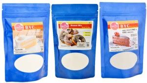 Cake Time Pack of 3 Vanilla mix with Donut mix and Chocolate mix 750 g ...