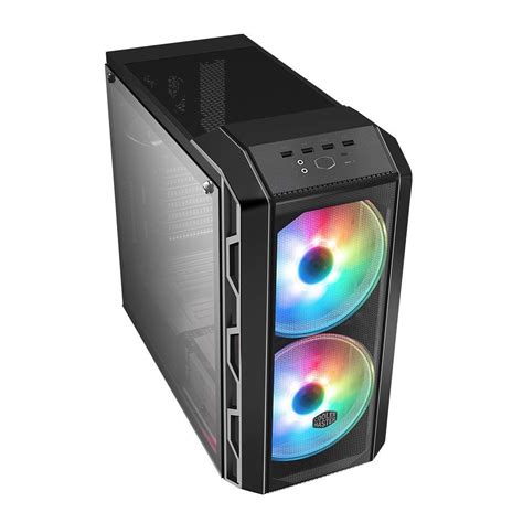 Original Cooler Master MasterCase H500 ARGB Mid Tower Cabinet with two ...