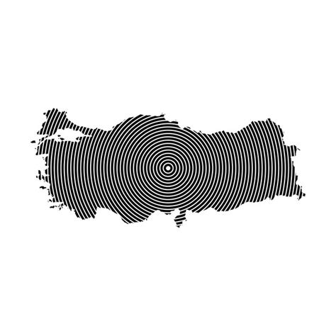 Turkiye map illustration icon | Premium Vector