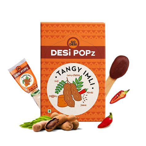 GO DESi Popz Imli Pop, Tamarind & Jaggery Candy, 50 Pieces, Tangy Imli ...